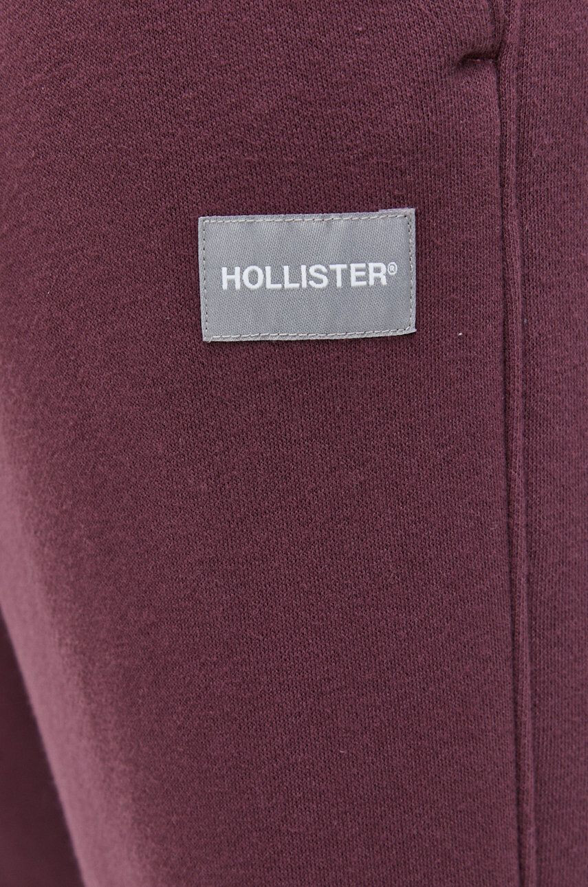 Hollister Co. Spodnji del trenirke moški bordo barva - Pepit.si