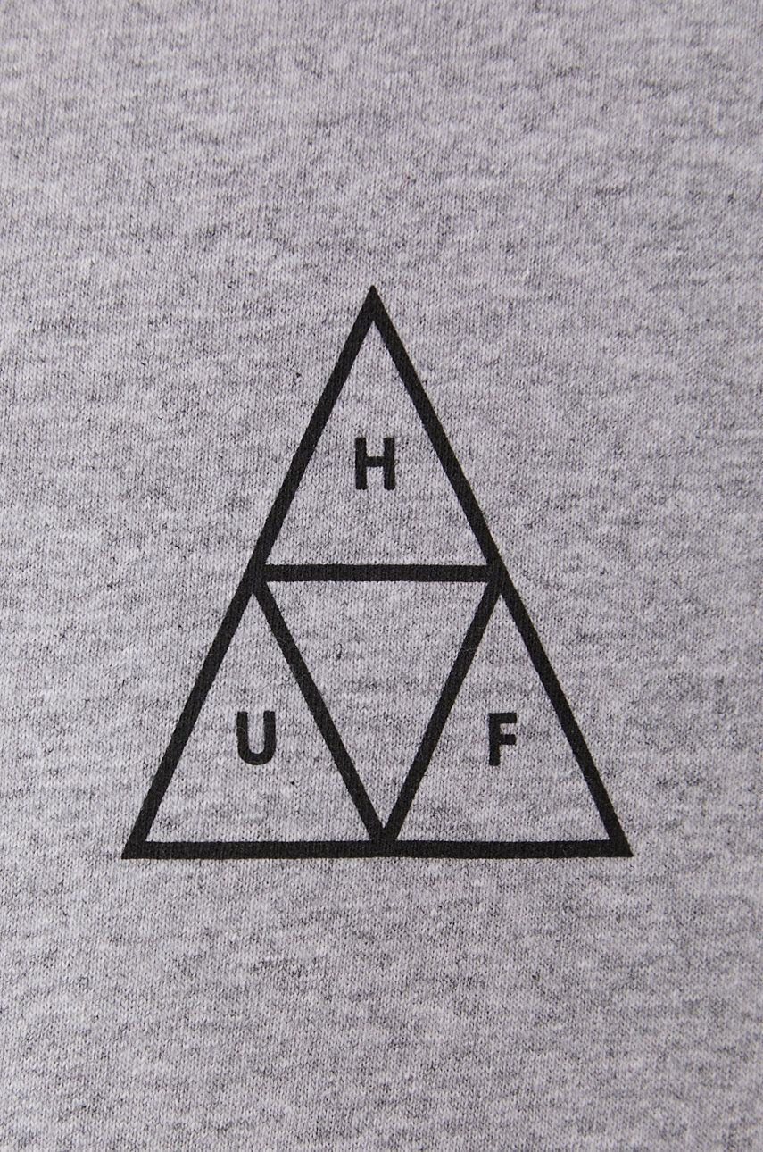 Huf Bombažen t-shirt siva barva - Pepit.si