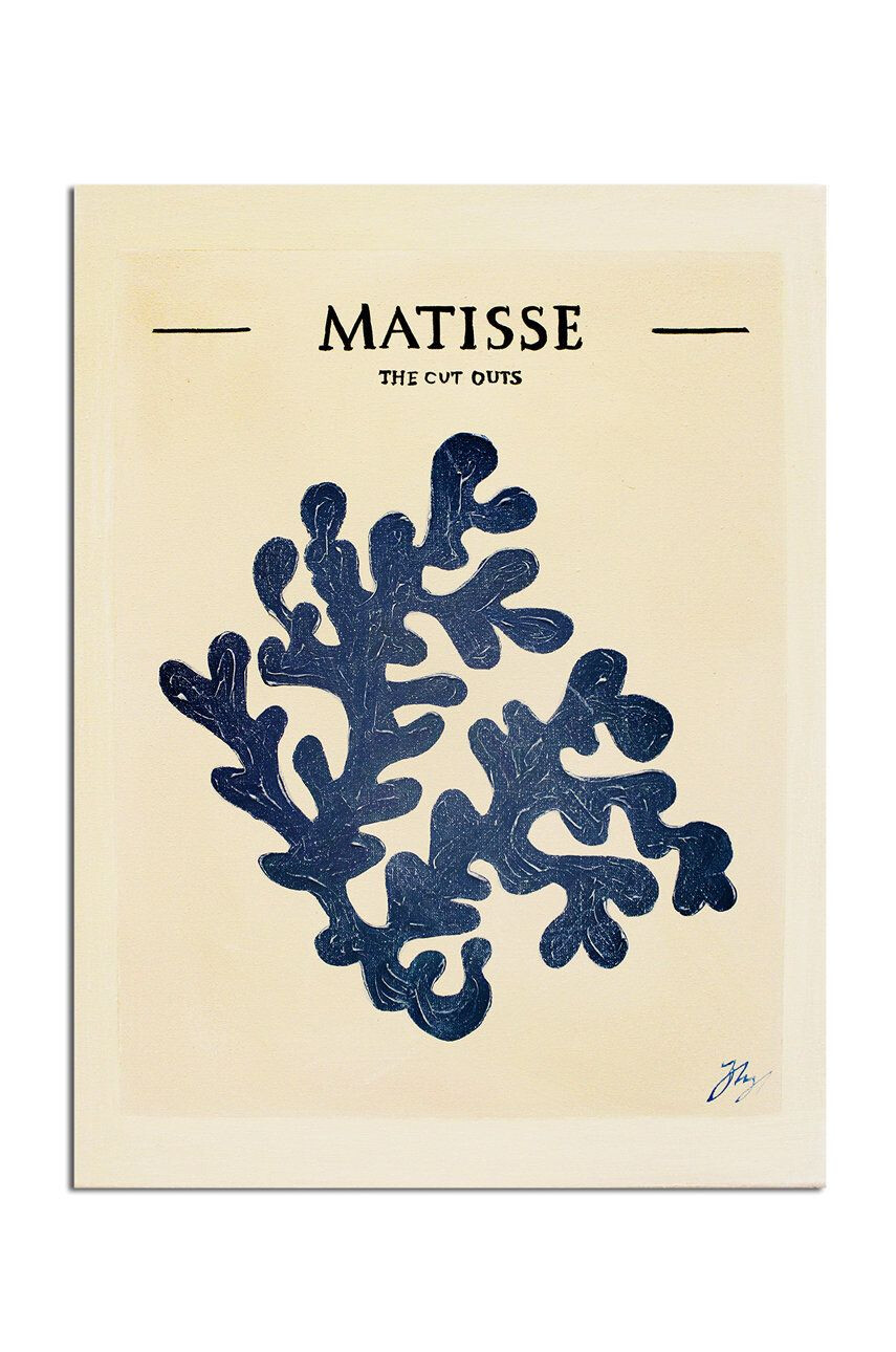 Inne Oljna slika Henri Matisse - Blue Coral - Pepit.si