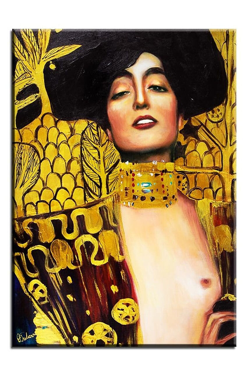 Inne Oljna slika Gustav Klimt Judith I - Pepit.si