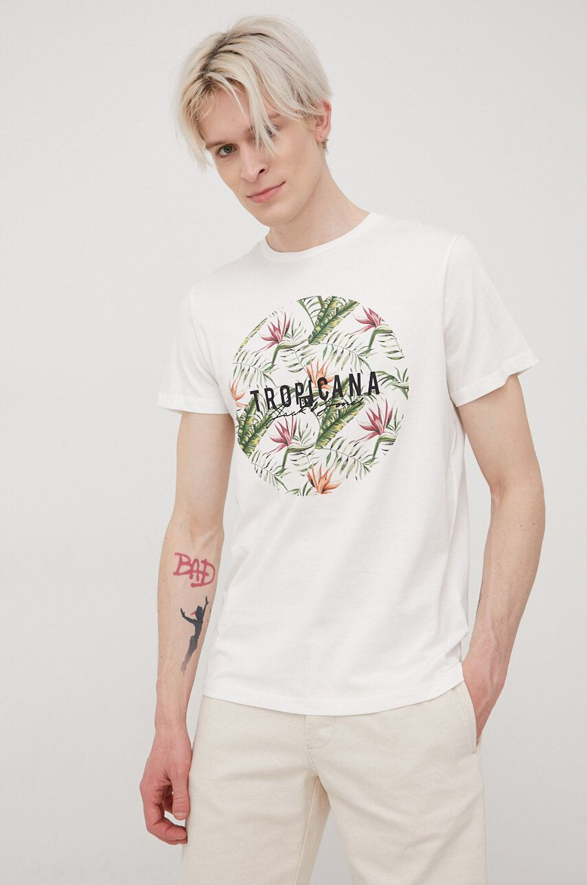 Jack & Jones Bombažen t-shirt - Pepit.si