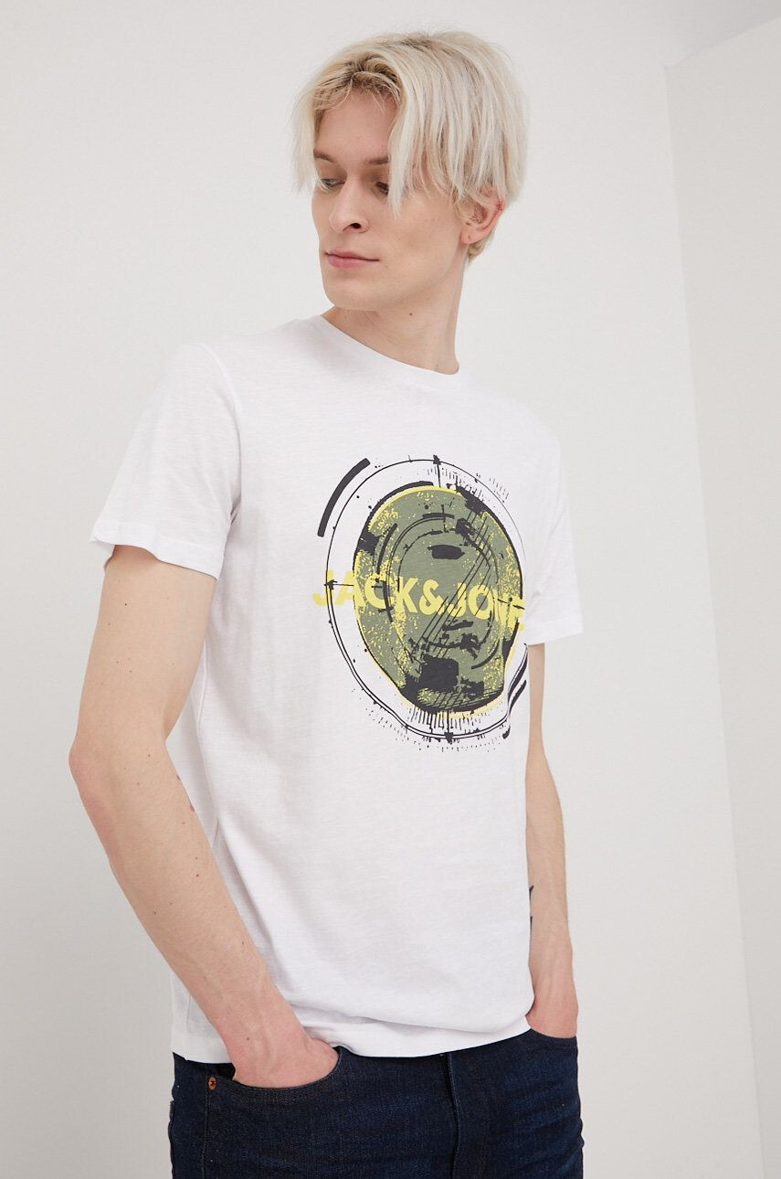 Jack & Jones Bombažen t-shirt - Pepit.si