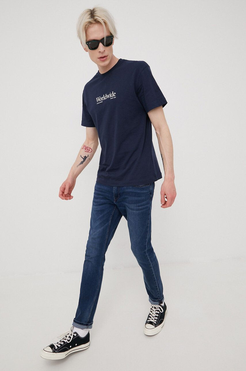 Jack & Jones Bombažen t-shirt - Pepit.si