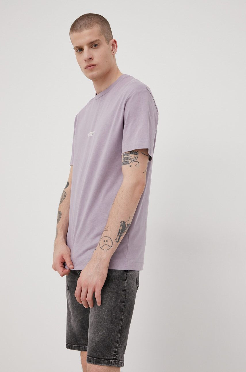 Jack & Jones Bombažen t-shirt - Pepit.si