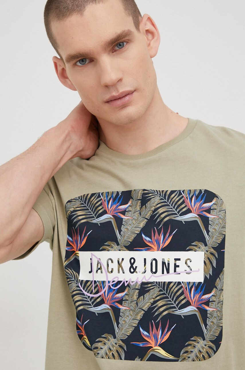 Jack & Jones Bombažen t-shirt - Pepit.si