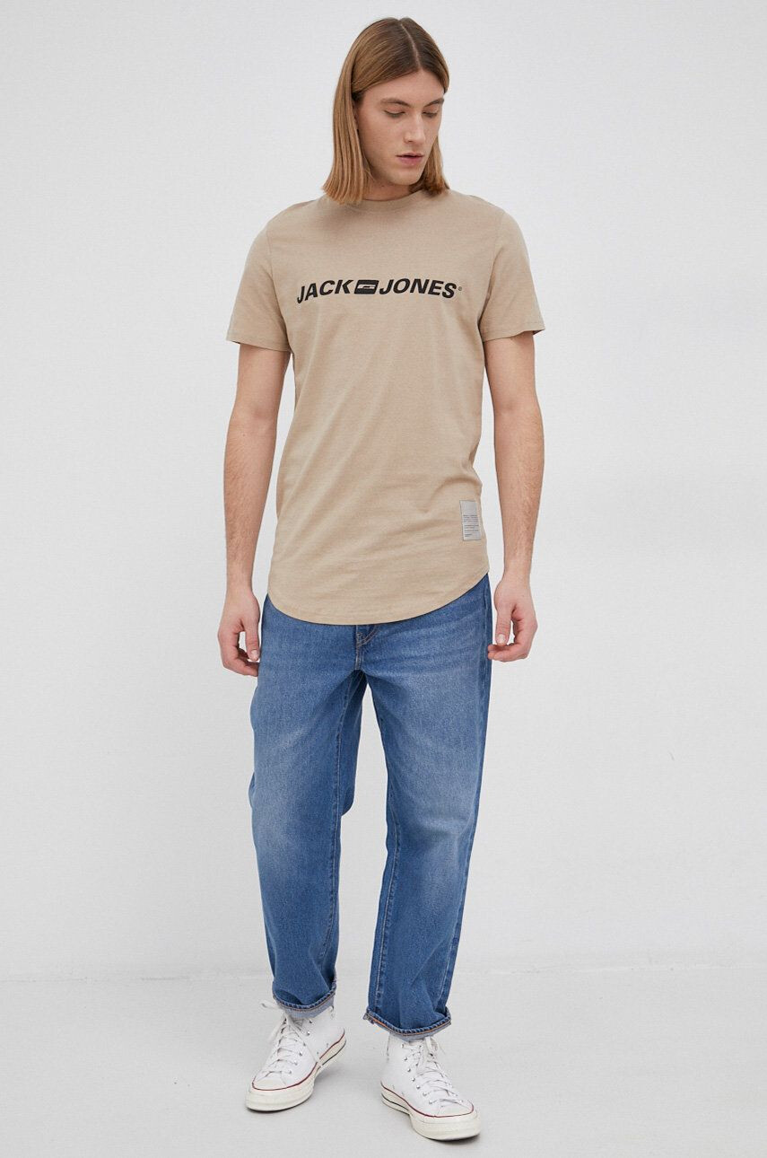 Jack & Jones Bombažen t-shirt - Pepit.si