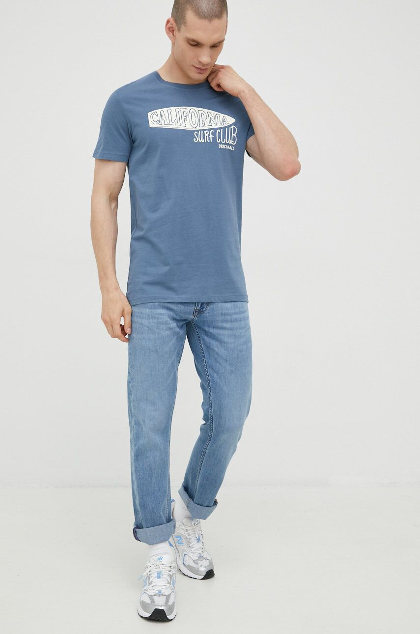 Jack & Jones Bombažen t-shirt - Pepit.si