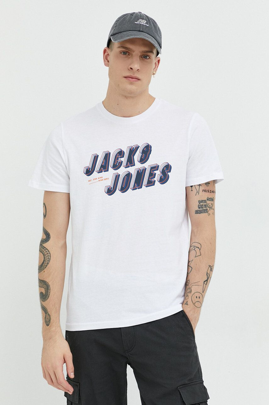 Jack & Jones Bombažna kratka majica - Pepit.si