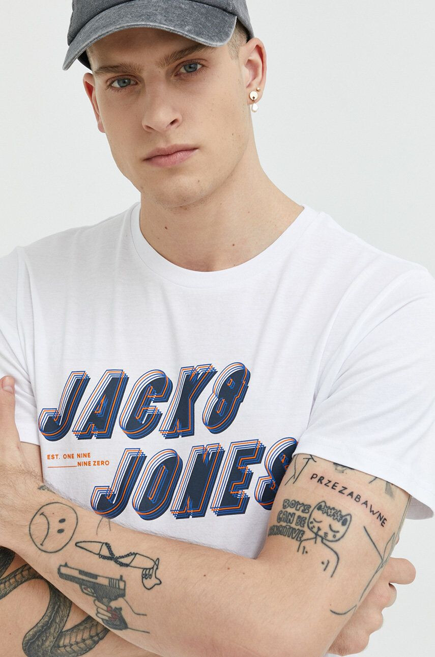 Jack & Jones Bombažna kratka majica - Pepit.si