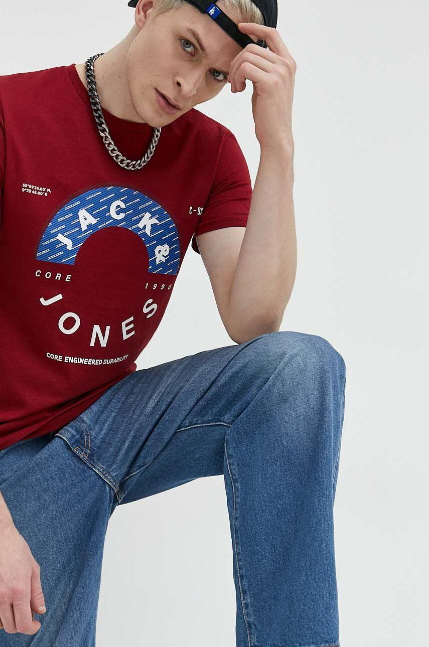 Jack & Jones Bombažna kratka majica - Pepit.si