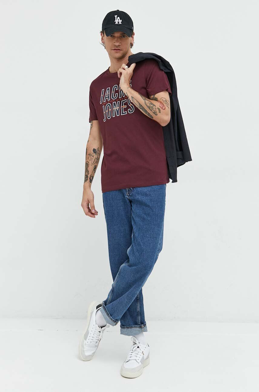 Jack & Jones bombažna kratka majica - Pepit.si