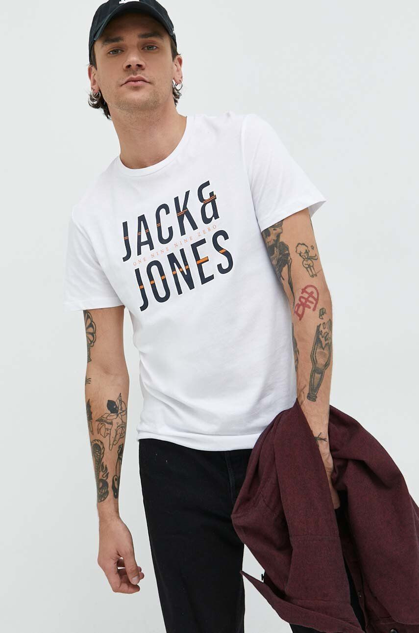 Jack & Jones bombažna kratka majica - Pepit.si