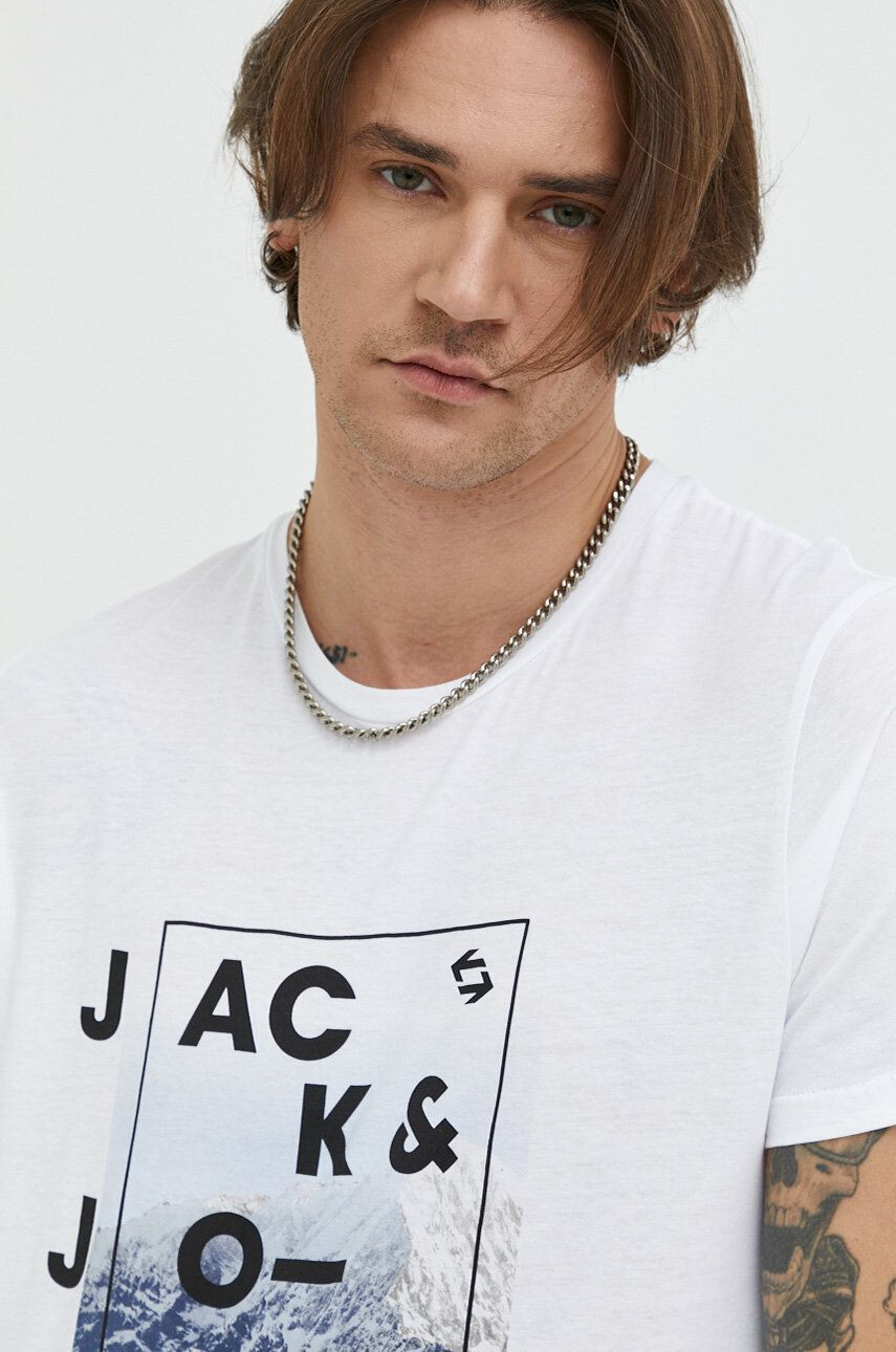 Jack & Jones bombažna kratka majica - Pepit.si