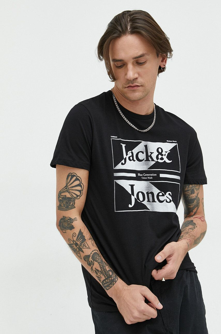 Jack & Jones Bombažna kratka majica - Pepit.si