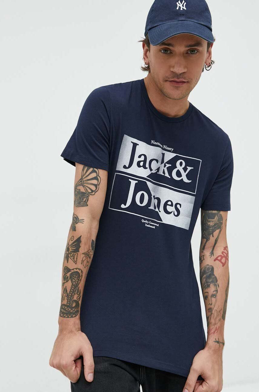 Jack & Jones Bombažna kratka majica - Pepit.si