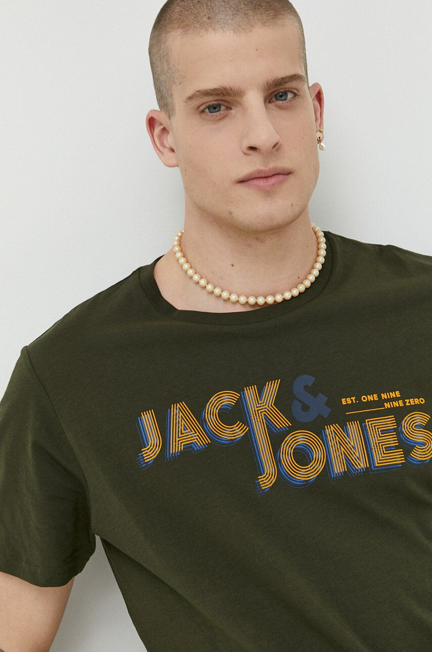 Jack & Jones Bombažna kratka majica - Pepit.si