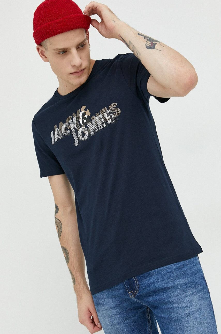 Jack & Jones Bombažna kratka majica - Pepit.si