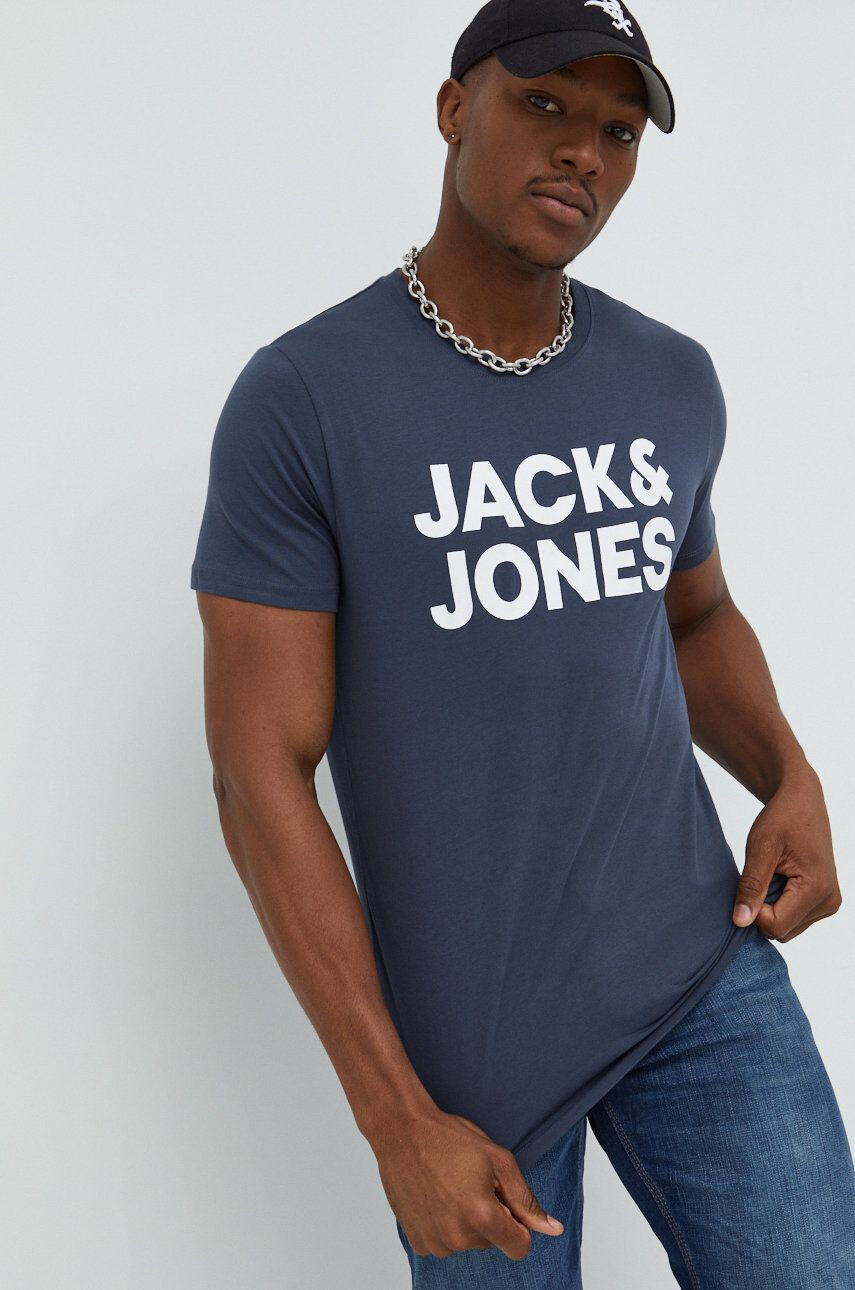 Jack & Jones Bombažna kratka majica - Pepit.si