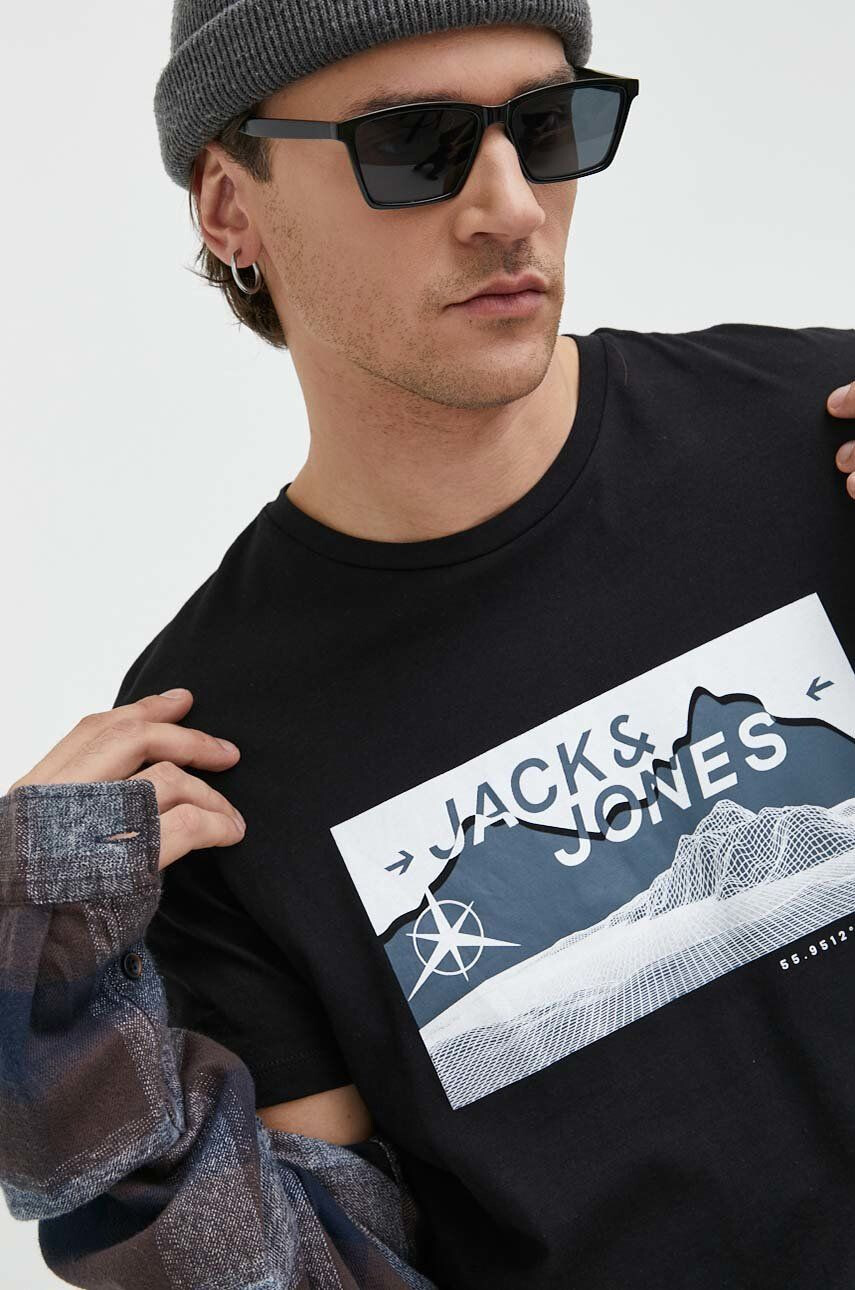 Jack & Jones bombažna kratka majica - Pepit.si