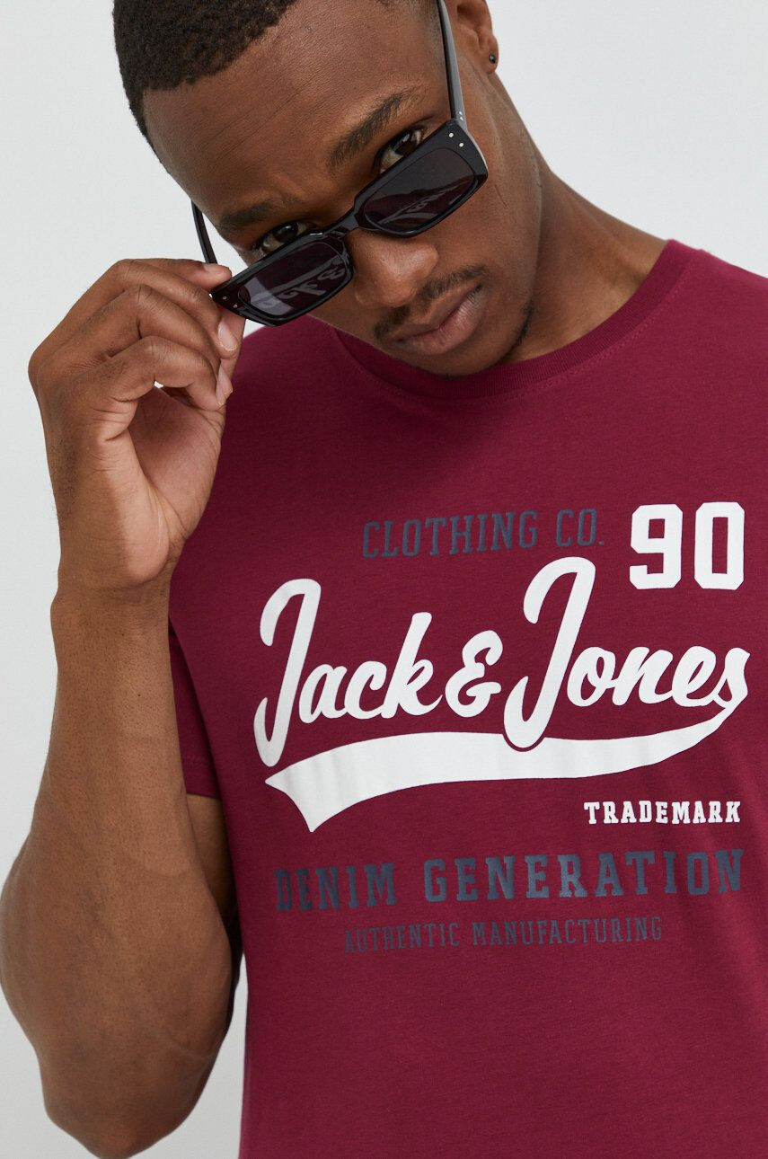 Jack & Jones Bombažna kratka majica - Pepit.si