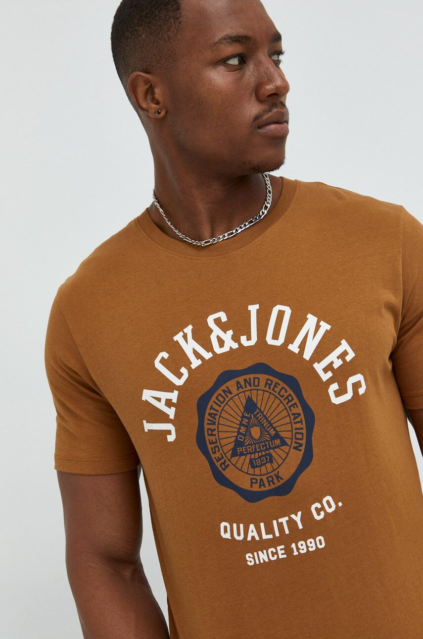 Jack & Jones Bombažna kratka majica - Pepit.si