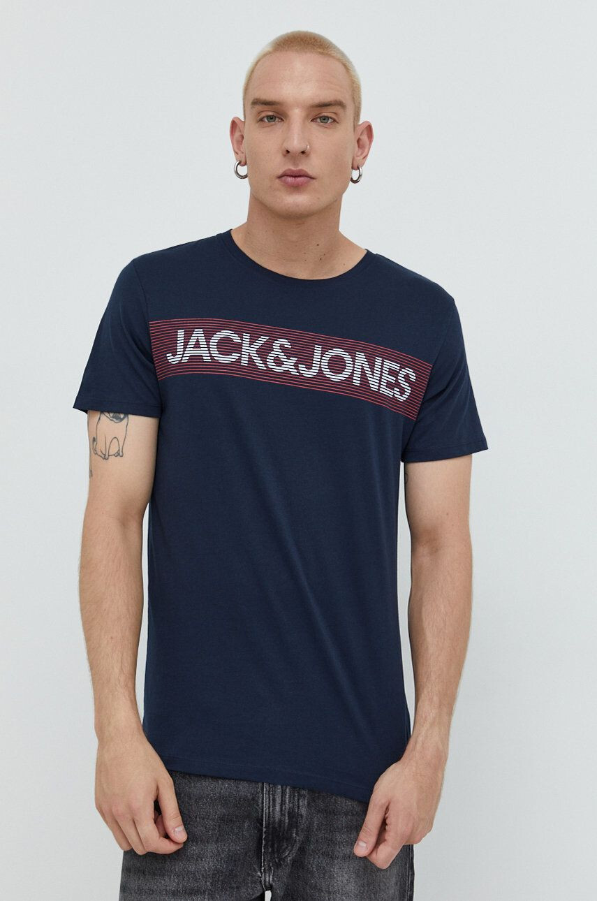 Jack & Jones Bombažna kratka majica - Pepit.si