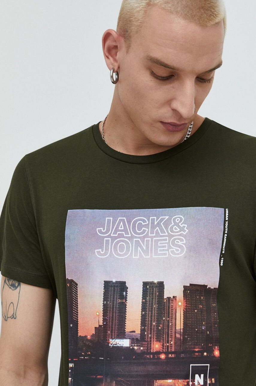 Jack & Jones Bombažna kratka majica - Pepit.si