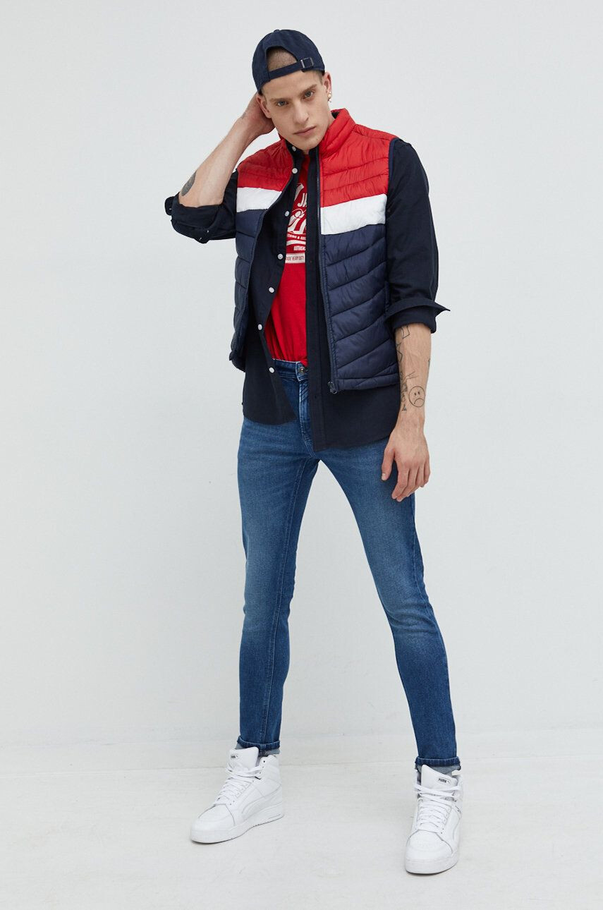 Jack & Jones Bombažna kratka majica - Pepit.si