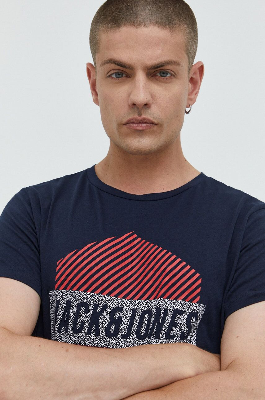 Jack & Jones Bombažna kratka majica - Pepit.si