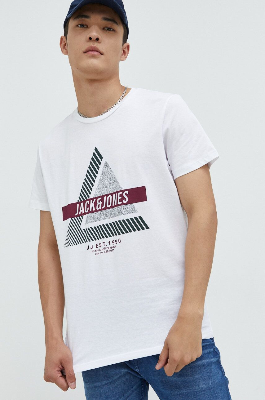 Jack & Jones Bombažna kratka majica - Pepit.si