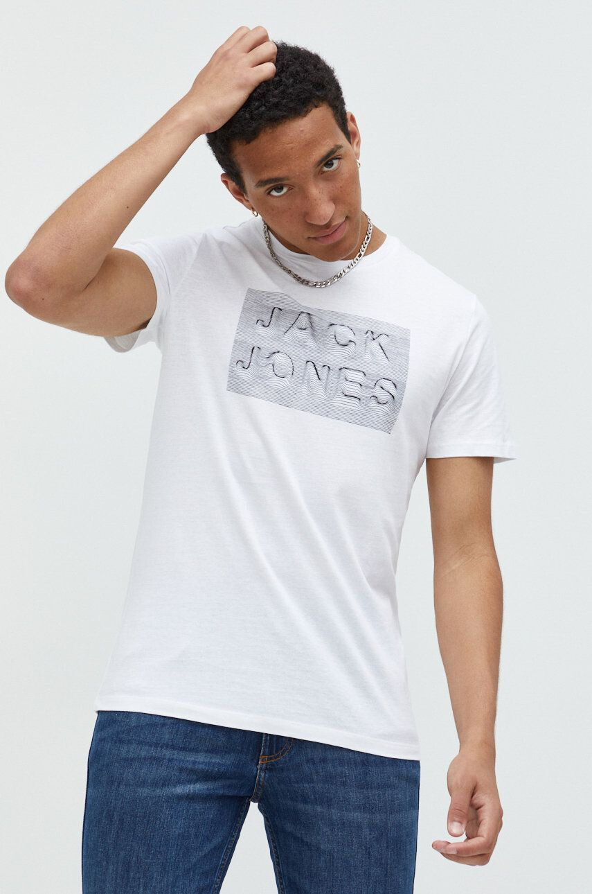 Jack & Jones Bombažna kratka majica - Pepit.si