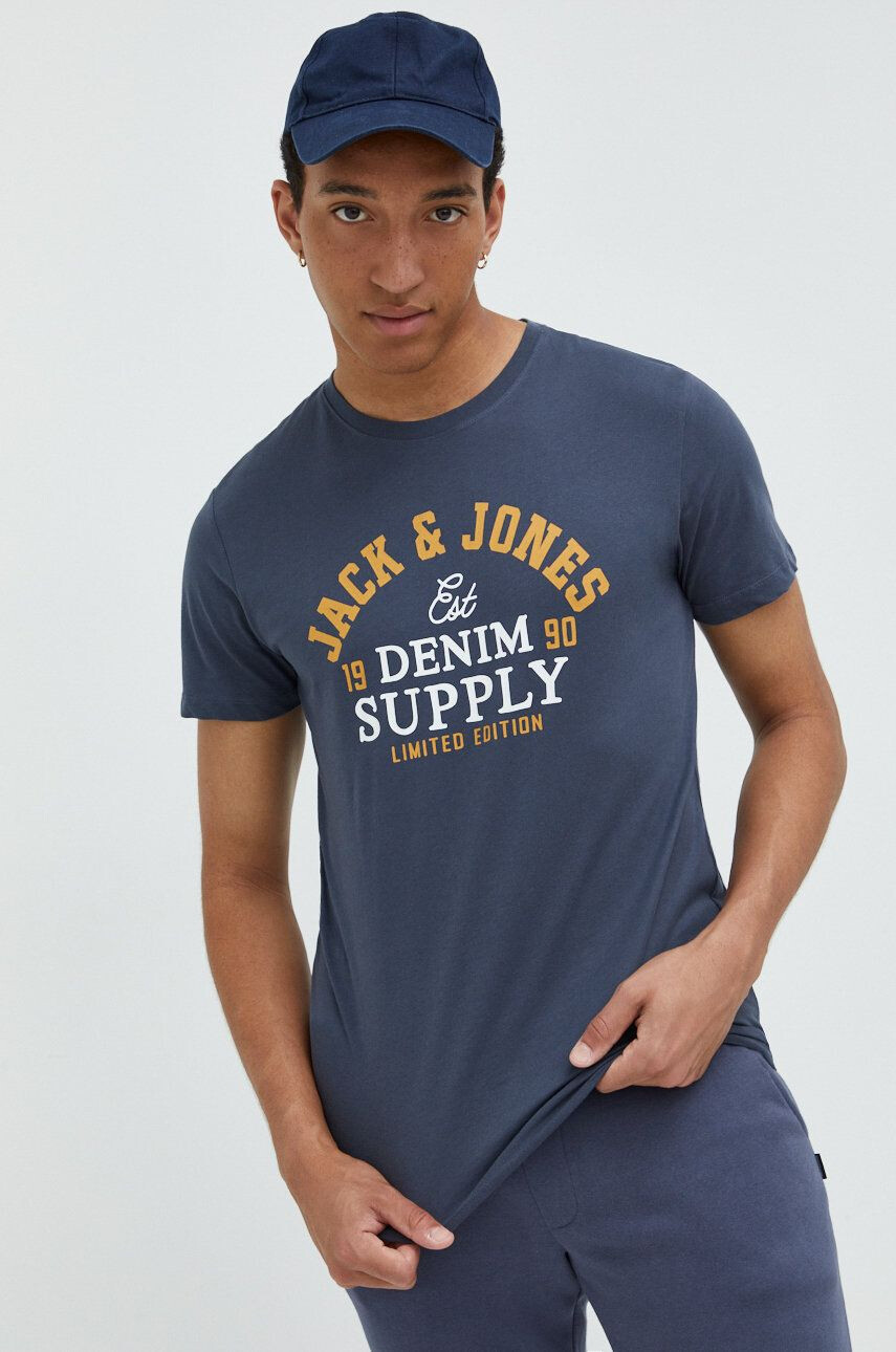 Jack & Jones Bombažna kratka majica - Pepit.si