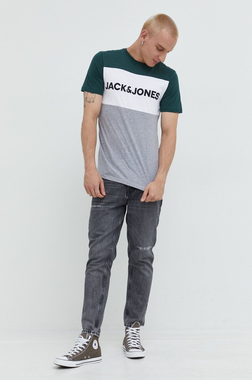 Jack & Jones Bombažna kratka majica - Pepit.si