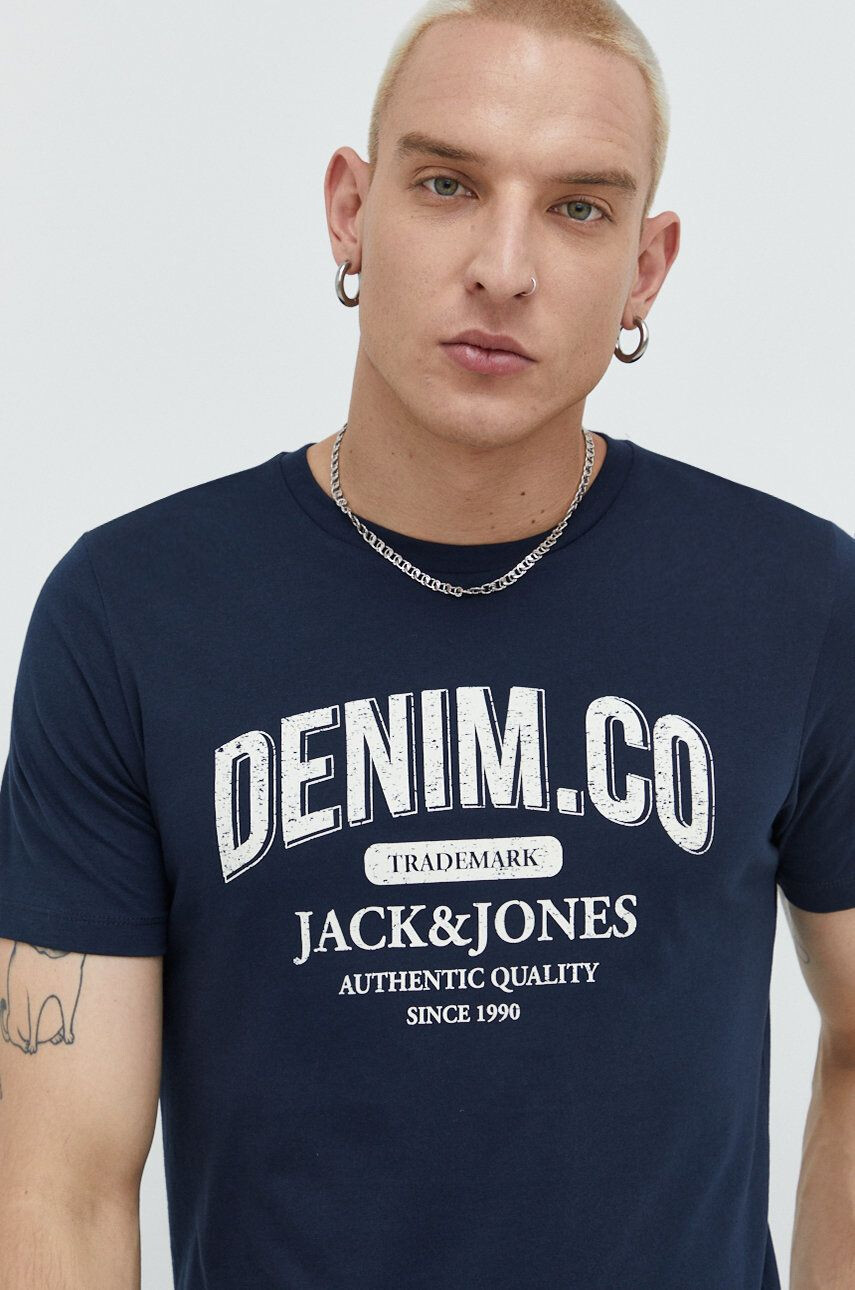 Jack & Jones Bombažna kratka majica - Pepit.si