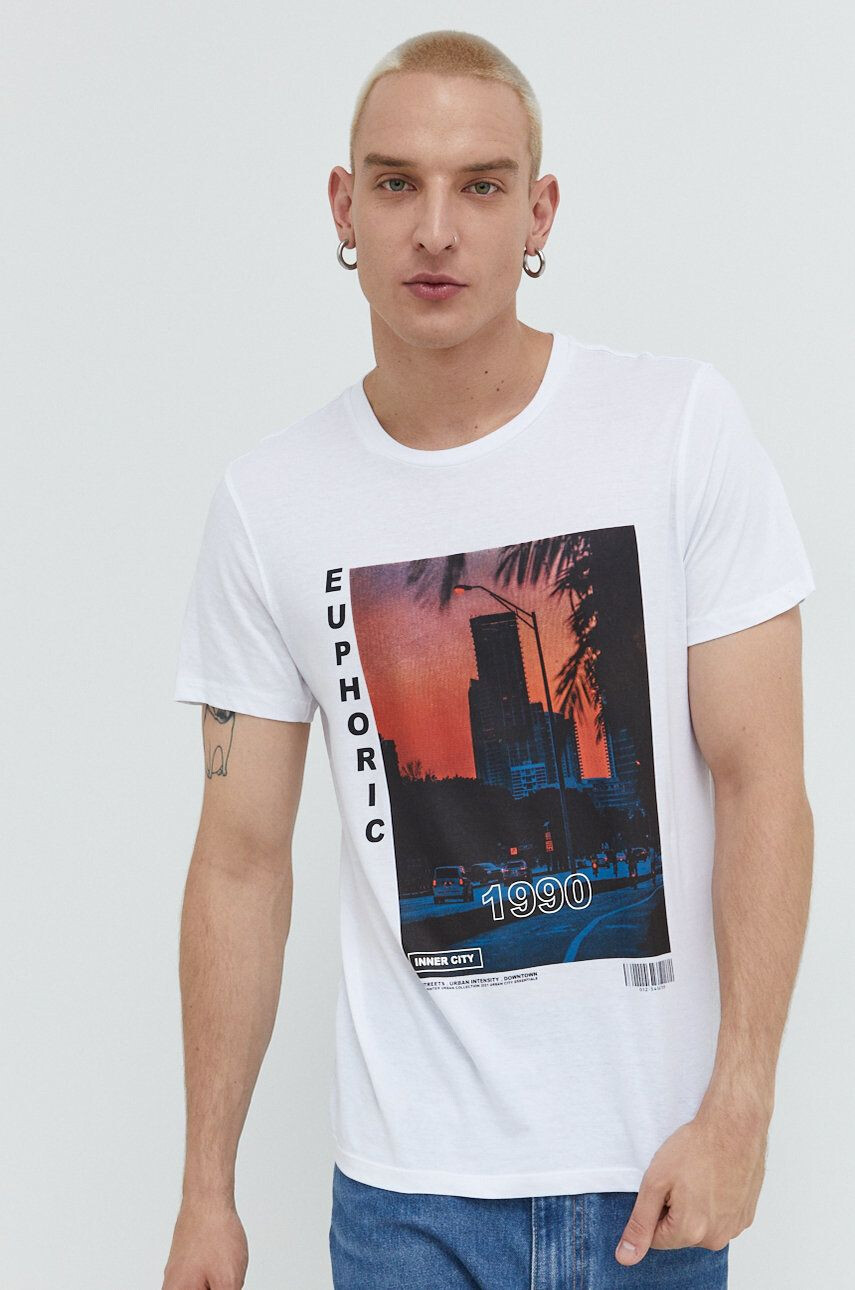 Jack & Jones Bombažna kratka majica - Pepit.si