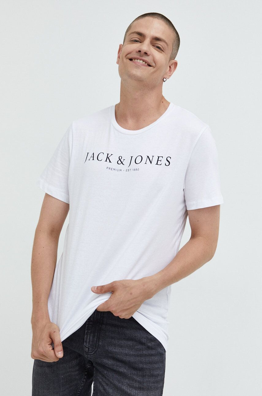 Jack & Jones Bombažna kratka majica - Pepit.si