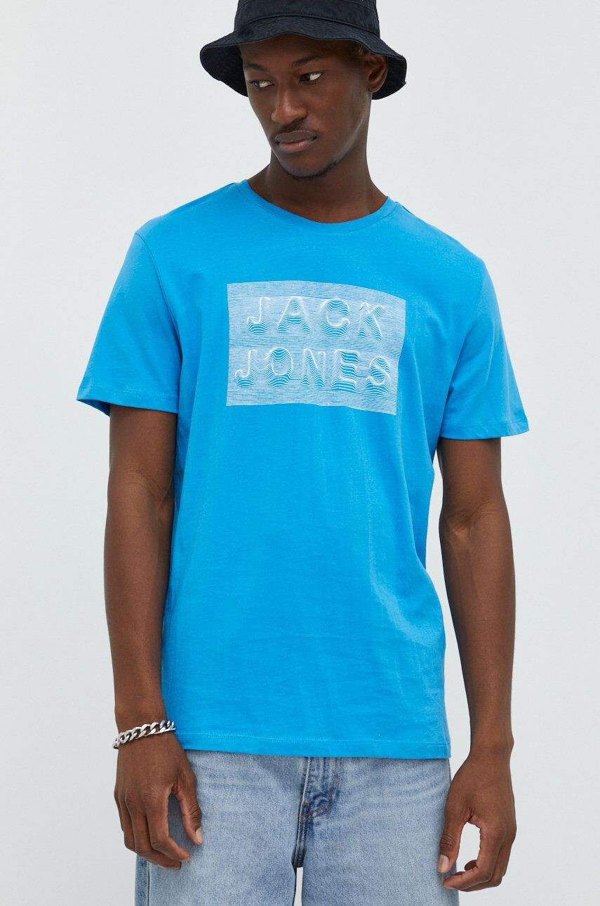 Jack & Jones Bombažna kratka majica - Pepit.si