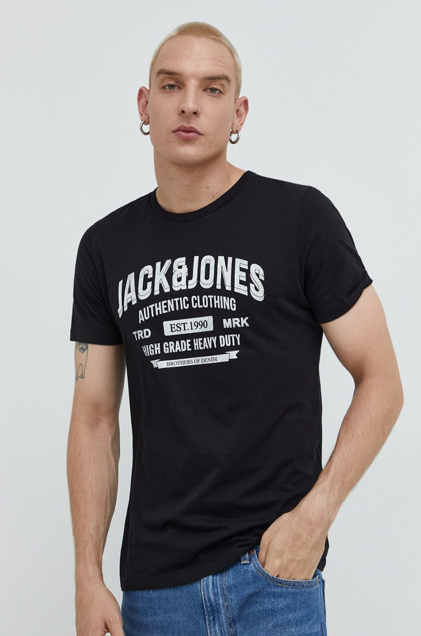 Jack & Jones Bombažna kratka majica - Pepit.si