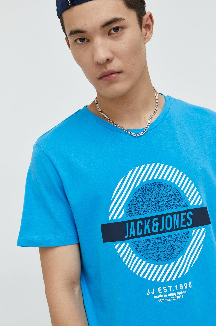 Jack & Jones Bombažna kratka majica - Pepit.si