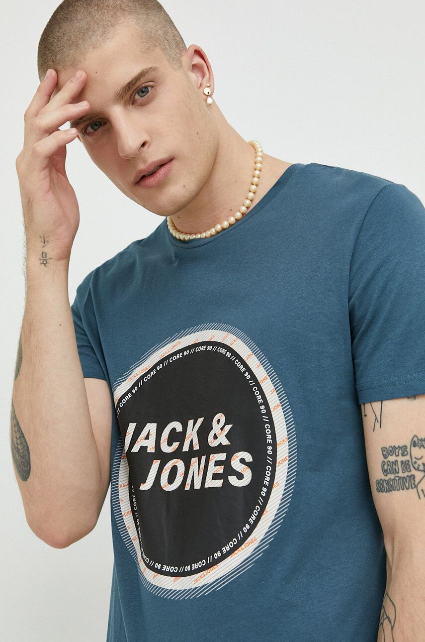 Jack & Jones Bombažna kratka majica - Pepit.si