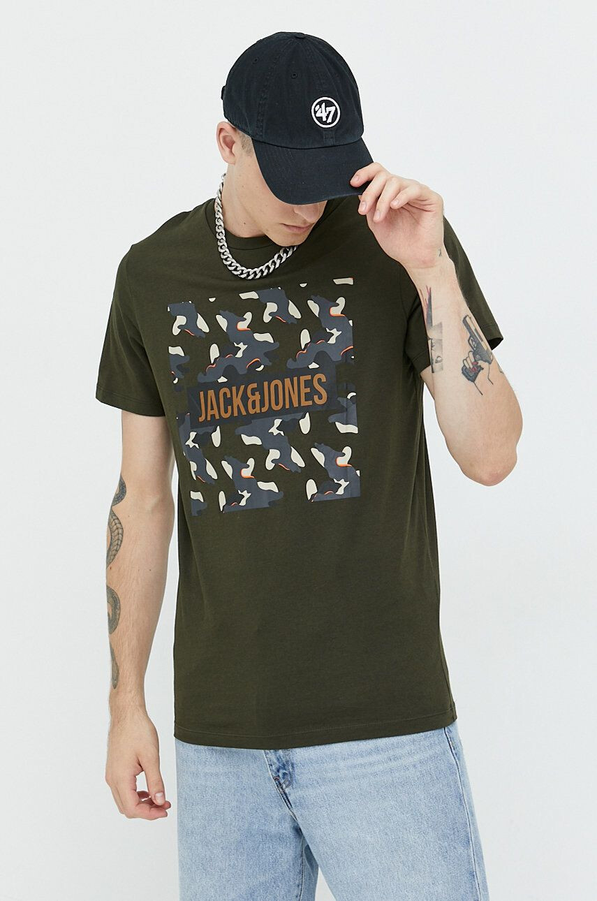 Jack & Jones Bombažna kratka majica - Pepit.si