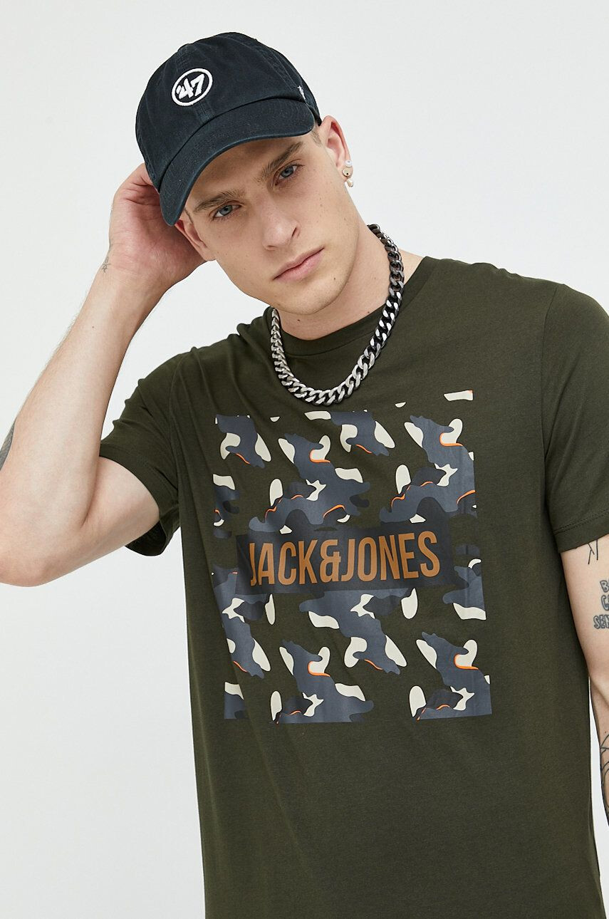 Jack & Jones Bombažna kratka majica - Pepit.si