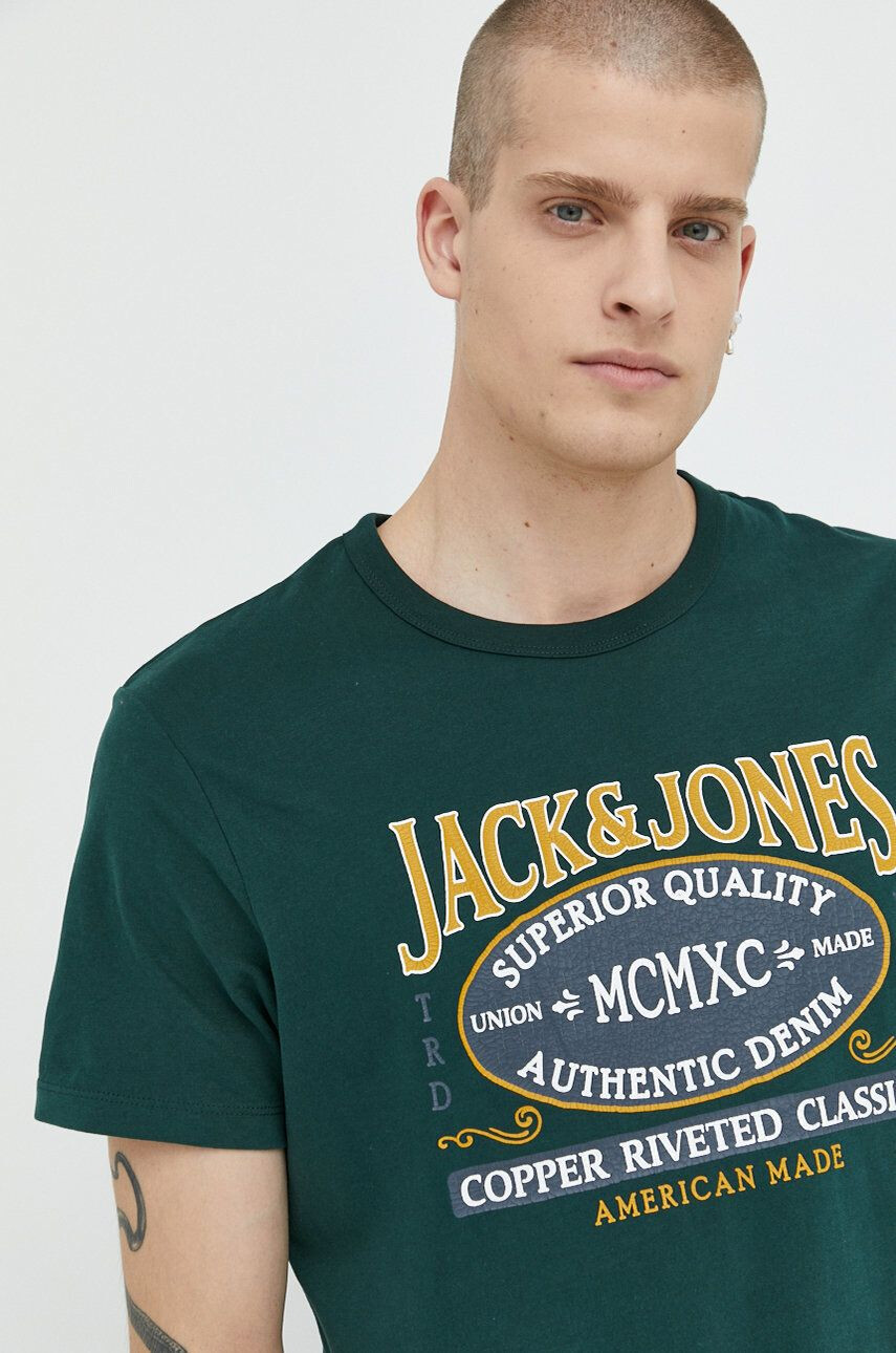 Jack & Jones Bombažna kratka majica - Pepit.si