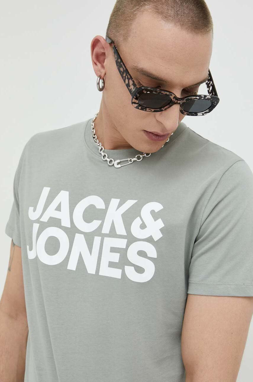 Jack & Jones Bombažna kratka majica JJECORP - Pepit.si