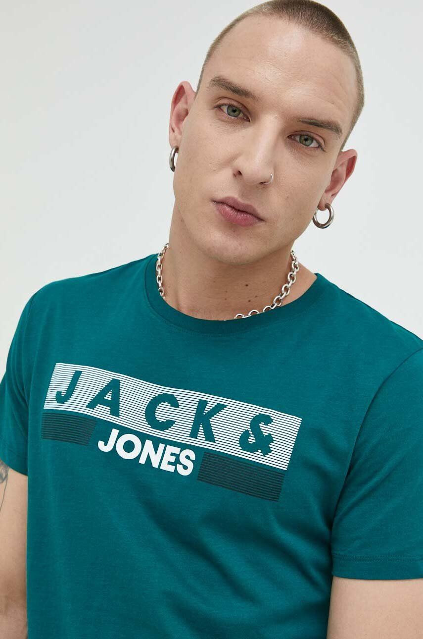 Jack & Jones Bombažna kratka majica JJECORP - Pepit.si