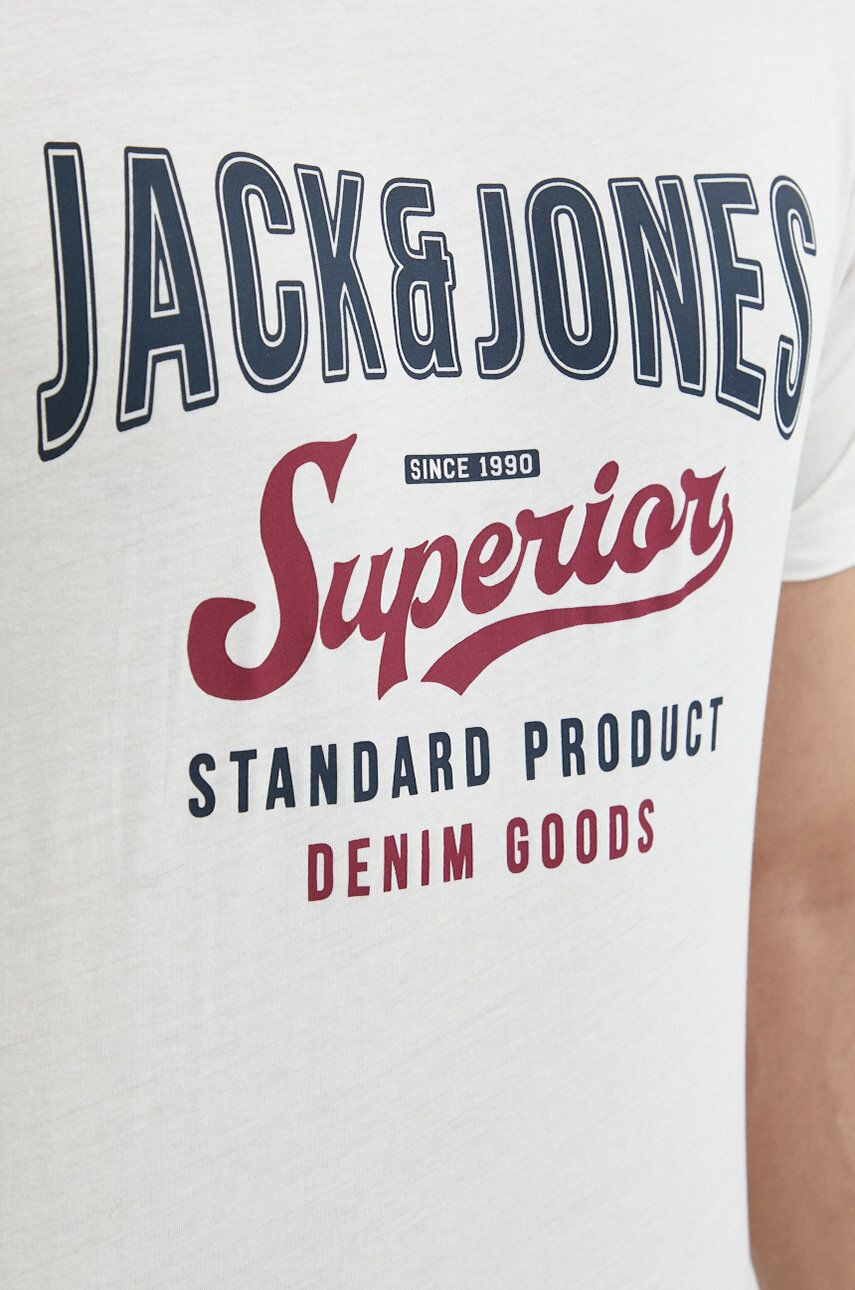 Jack & Jones Bombažna kratka majica JJELOGO - Pepit.si