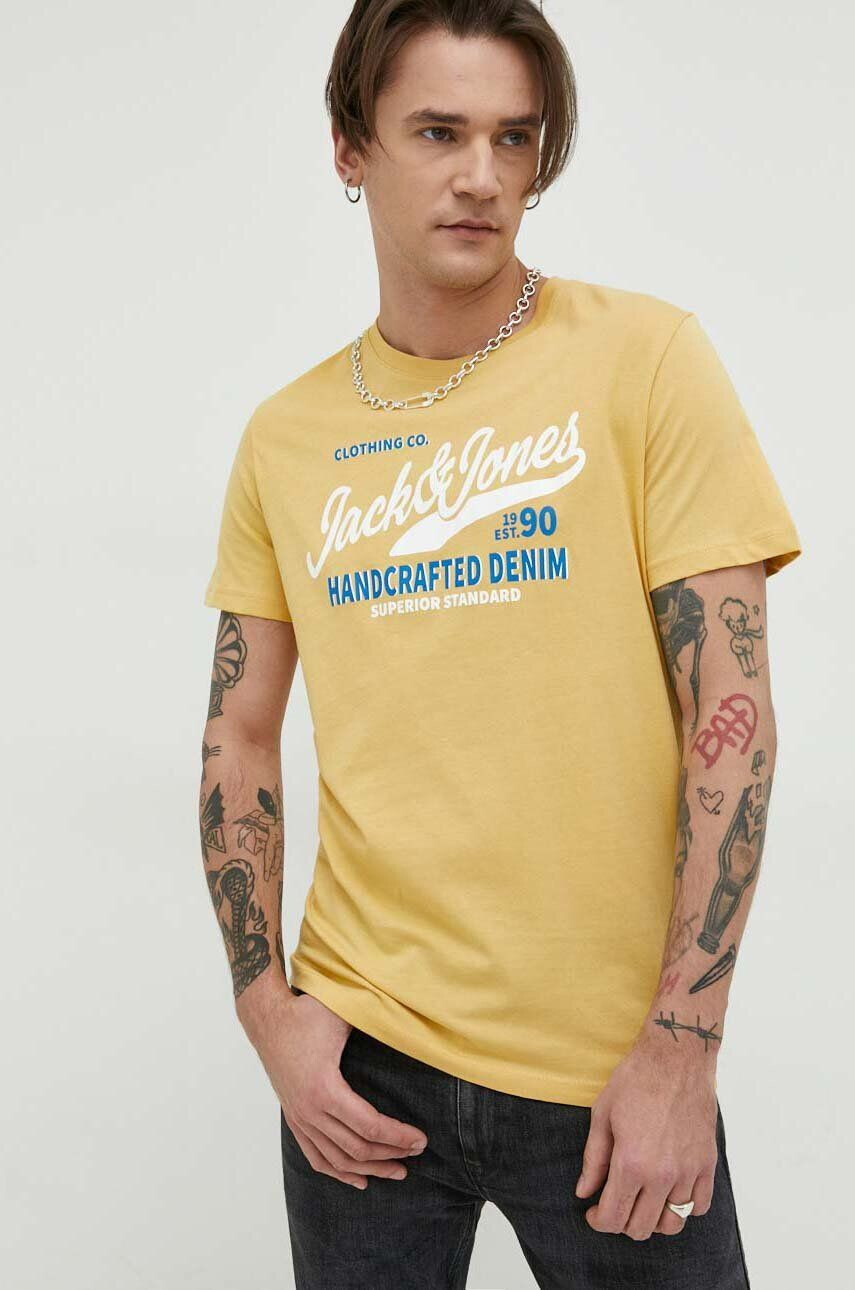 Jack & Jones Bombažna kratka majica JJSTAR - Pepit.si