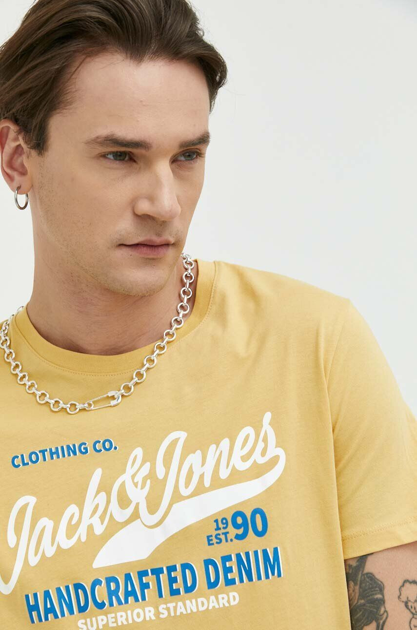 Jack & Jones Bombažna kratka majica JJSTAR - Pepit.si