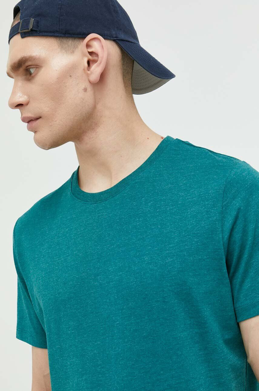 Jack & Jones Kratka majica JJEORGANIC moška zelena barva 12222887 - Pepit.si