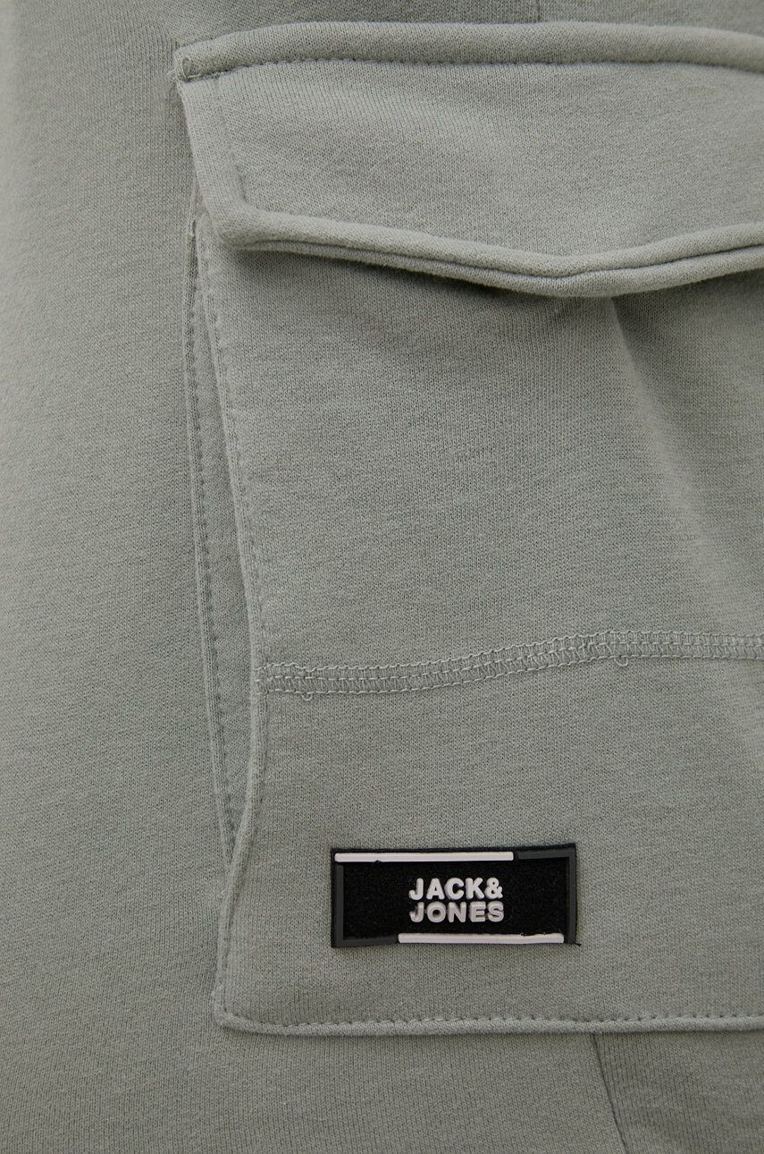 Jack & Jones Kratke hlače moške zelena barva - Pepit.si